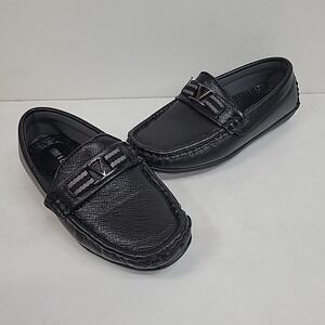 NWOB‎ Curt & Larson Kids Victory-Y Loafers Black Dress Shoes Size 10M Slip-On